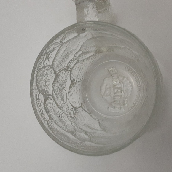 Vintage 1993 McDonald's "RocDonalds" The Flintstones Clear "Rock" Mug Set of 2 - Picture 6 of 11